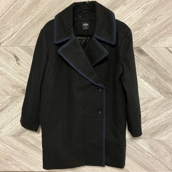 KATE SPADE | Saturday Piped Overside Wool Coat Black - Picture 7 of 7